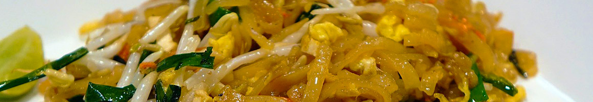 Eating Thai at Rice & Spice Thai Cuisine restaurant in Moreno Valley, CA.